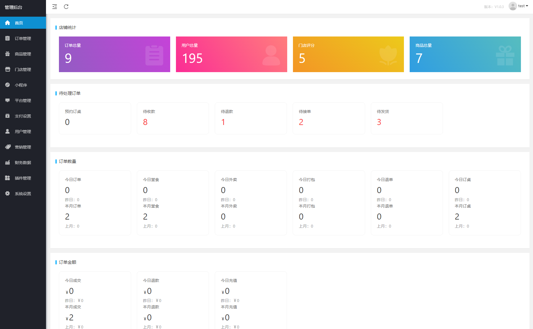 最新扫码点餐外卖配送餐饮小程序系统源码 开源版-shxbox省心宝盒
