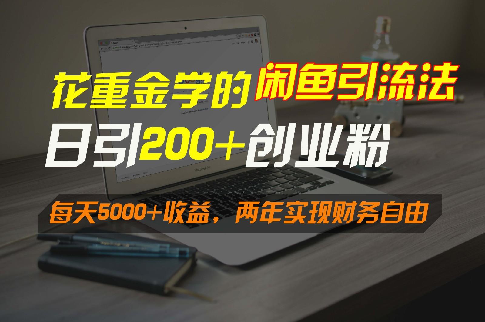 花重金学的闲鱼引流法，日引流300+创业粉，每天5000+收益，两年实现财务自由-shxbox省心宝盒
