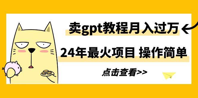 24年最火项目，卖gpt教程月入过万，操作简单-shxbox省心宝盒