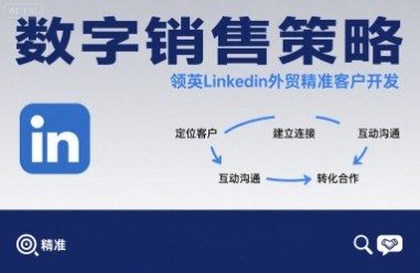 数字销售策略领英LinkedIn外贸精准客户开发-shxbox省心宝盒