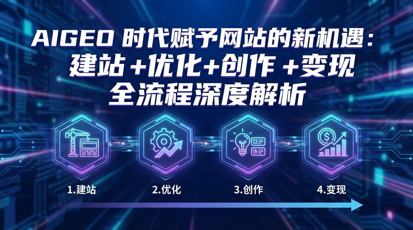 AIGEO+时代赋予网站的新机遇：建站+优化+创作+变现+全流程深度解析-shxbox省心宝盒