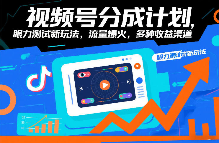 视频号分成计划，眼力测试新玩法，流量爆火，多种收益渠道-shxbox省心宝盒