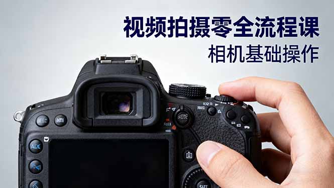 视频拍摄零全流程课：从相机基础操作到电影构图、光影布光、分镜头设计等-shxbox省心宝盒