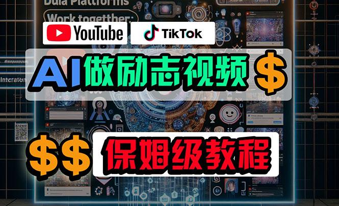 利用AI制作励志视频，在YouTube和TikTok赚钱，小白可做(附工具-shxbox省心宝盒