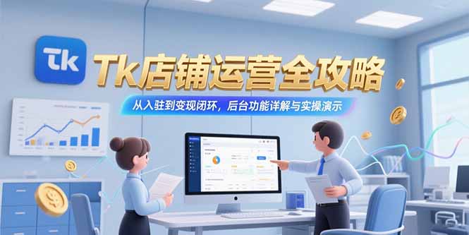 Tk店铺运营全攻略，从入驻到变现闭环，后台功能详解与实操演示-shxbox省心宝盒