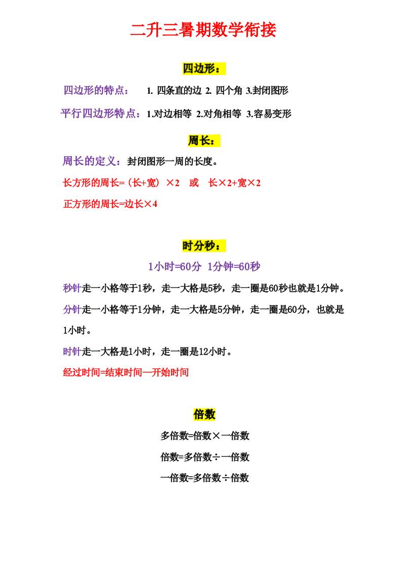 三年级上册数学公式-shxbox省心宝盒