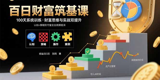 百日财富筑基课：认知+策略+实操+案例拆解  实现从创富到守富全周期能力-shxbox省心宝盒