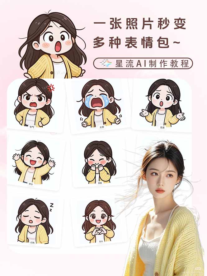 一张照片秒变N种专属表情包，三步搞定可爱搞怪治愈风，从此斗图聊天不再到处存别人图-shxbox省心宝盒