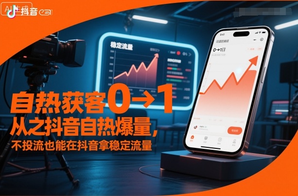 自热获客从0到1之抖音自热爆量，不投流也能在抖音拿稳定流量-shxbox省心宝盒