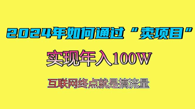 2024年如何通过“卖项目”赚取100W：最值得尝试的盈利模式-shxbox省心宝盒