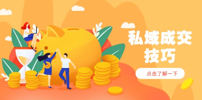 私域成交技巧，帮你从入门到精通，破解四大痛点，快速变现，轻松收钱-shxbox省心宝盒