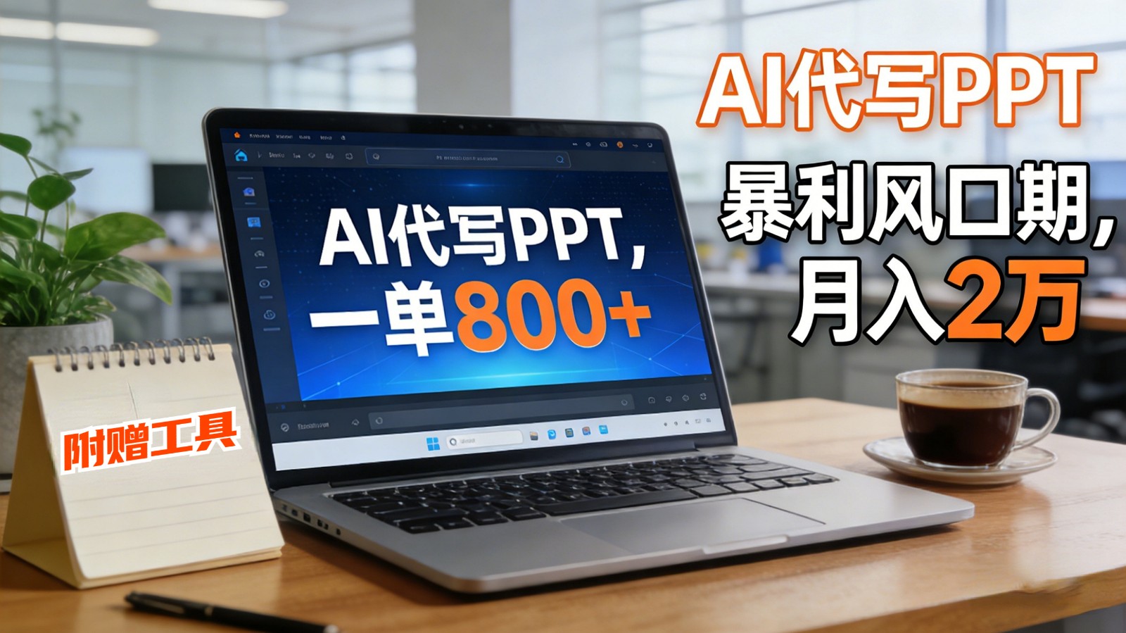 AI 代写做 PPT！一单狂赚 800+，风口期月入 2 万(工具 + 提示词直接送)-shxbox省心宝盒
