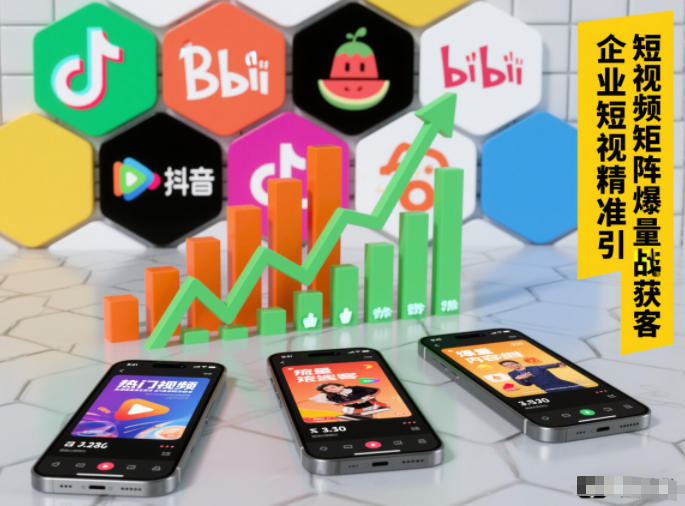 企业短视频精准引流矩阵获客，短视频矩阵爆量战法-shxbox省心宝盒