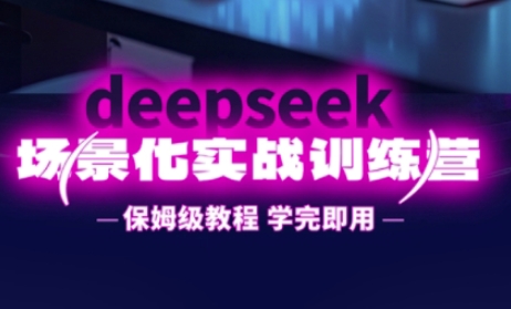 DeepSeek场景化实战训练营，保姆级教程，学完即用，手把手教你用DeepSeek提升效率-shxbox省心宝盒