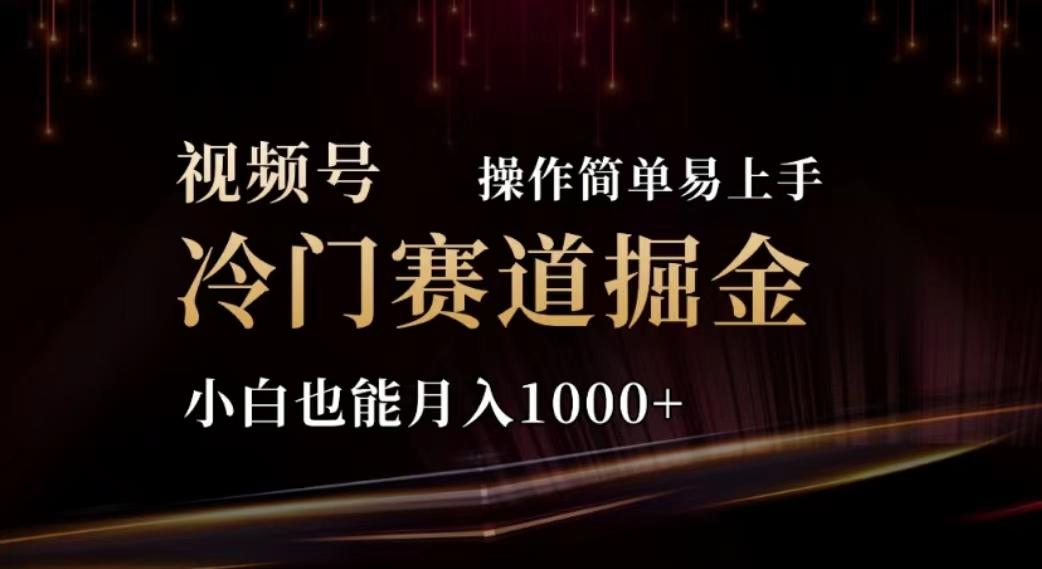 2024视频号冷门赛道掘金，操作简单轻松上手，小白也能月入1000+-shxbox省心宝盒