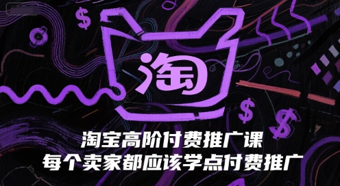 淘宝高阶付费推广课，每个卖家都应该学点付费推广-shxbox省心宝盒