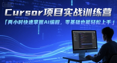 Cursor项目实战训练营，两小时快速掌握AI编程，零基础也能轻松上手-shxbox省心宝盒
