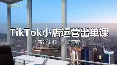 TikTok小店运营出单课，从开店选品、运营出单、发货回款，进行全流程讲解-shxbox省心宝盒