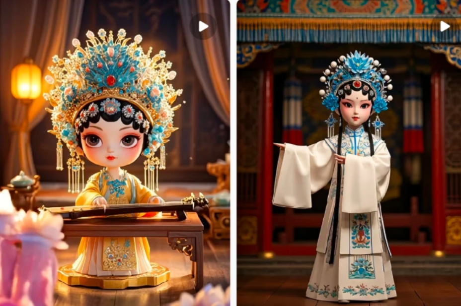 利用AI制做Q版古风娃娃视频，只需三步新手也能做出流量好到爆(附教程+提示...-shxbox省心宝盒