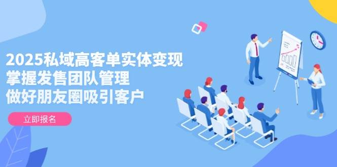 2025私域高客单实体变现，掌握发售团队管理，做好朋友圈吸引客户-shxbox省心宝盒
