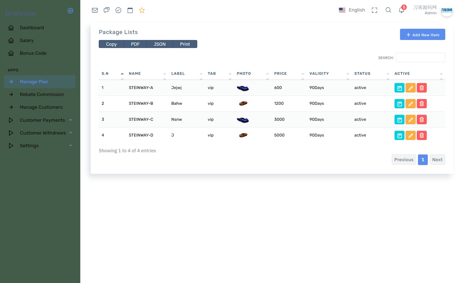 lineview海外汽车投资理财源码/前端html+后端PHP-shxbox省心宝盒