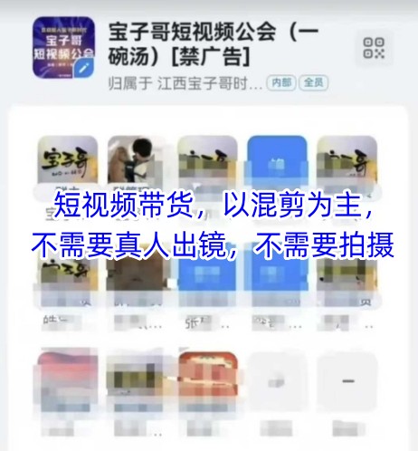 宝子哥头部团队短视频带货，以混剪为主，不需要真人出镜，不需要拍摄【更新9月】-shxbox省心宝盒