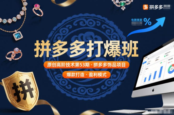 拼多多打爆班原创高阶技术第53期，拼多多饰品项目-shxbox省心宝盒