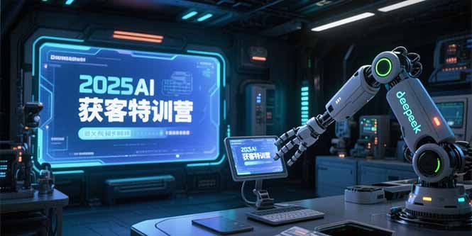 2025AI获客特训营，AI图文视频全制作，deepseek工具实操教学-shxbox省心宝盒