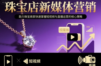 珠宝店新媒体营销,助力珠宝商家快速掌握短视频与直播运营的核心策略-shxbox省心宝盒