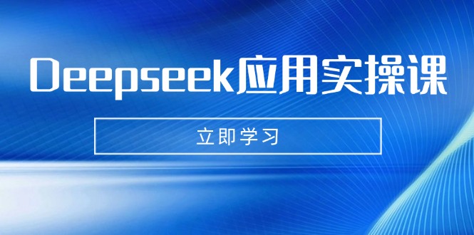 Deepseek应用实操课：AI制作数字妈妈、写真、短视频，辅导作业，PPT制作等-shxbox省心宝盒