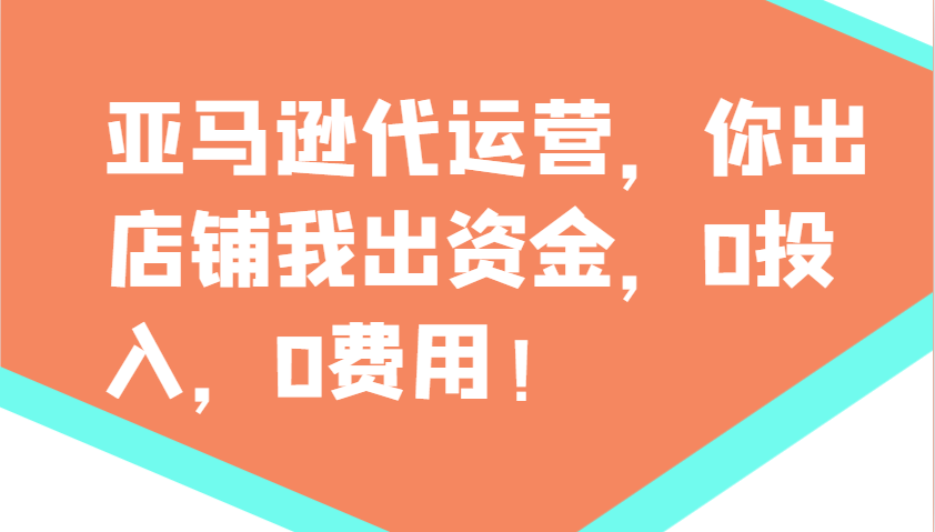 亚马逊代运营，你出店铺我出资金，0投入，0费用，无责任每天300分红，赢亏我承担-shxbox省心宝盒