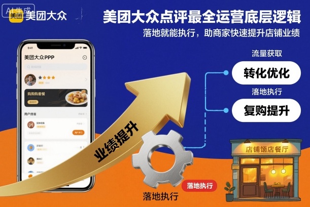 美团大众点评最全运营底层逻辑，落地就能执行，助商家快速提升店铺业绩-shxbox省心宝盒