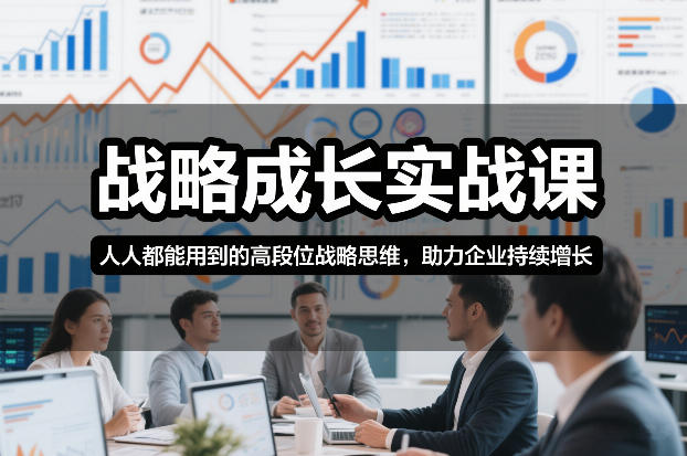 战略成长实战课，人人都能用到的高段位战略思维，助力企业持续增长-shxbox省心宝盒