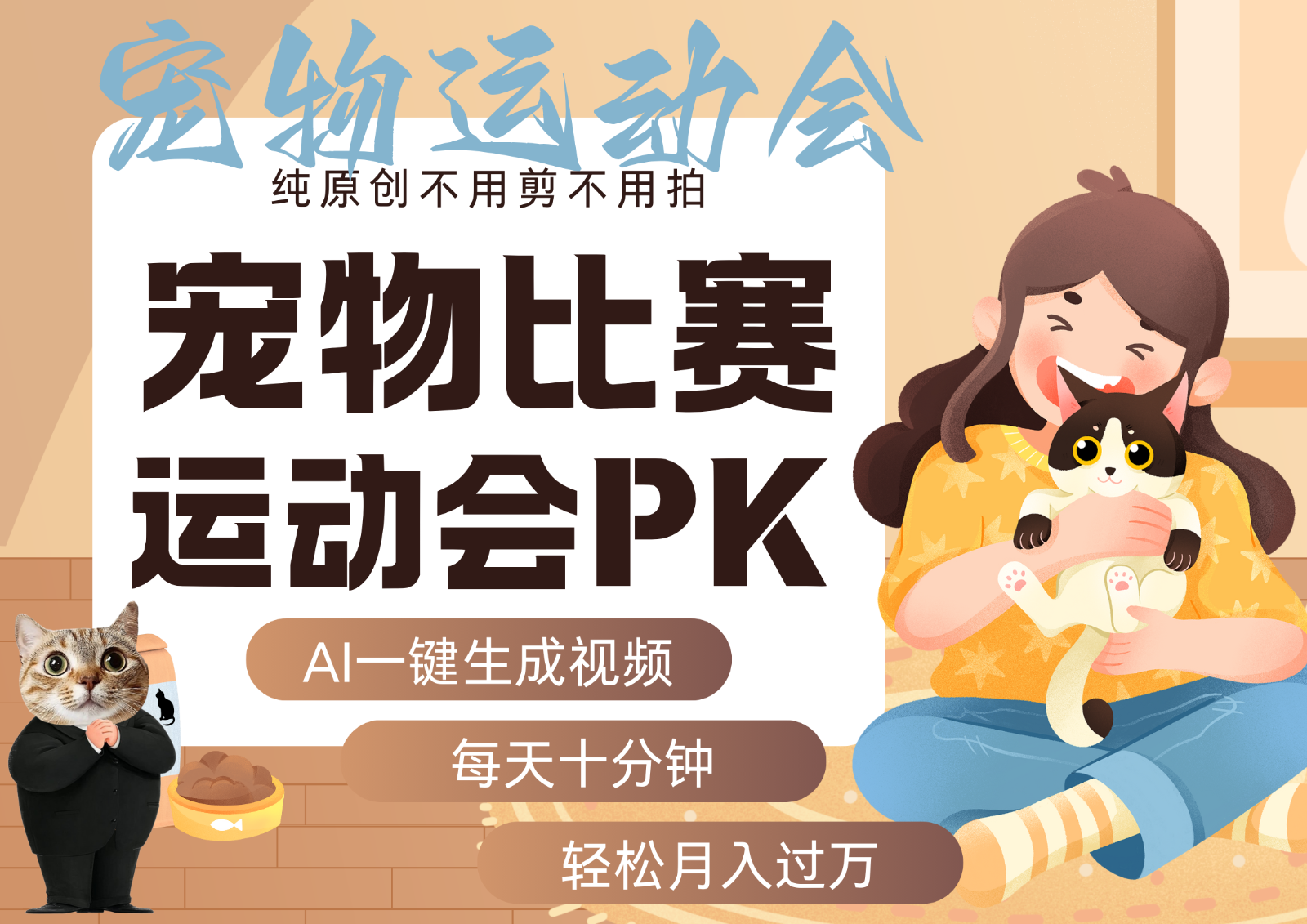 AI萌宠运动员跳水 射击 篮球 足球比赛 每天十分钟 附详细提示词文案库 代替做...-shxbox省心宝盒