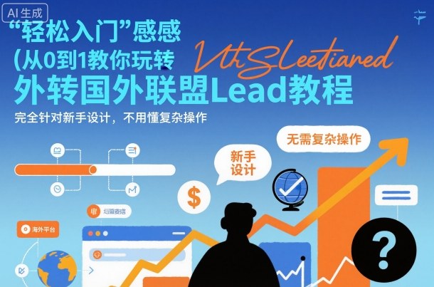 国外联盟賺美刀项目，从0到1教你玩转国外联盟Lead教程，纯新手可操作性100%-shxbox省心宝盒
