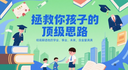 付费文章：拯救你孩子的顶级思路，彻底聊透他的学业、事业、未来，含金量满满-shxbox省心宝盒