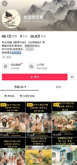 古法五音养生教程，五音疗愈的视频的制作方法，2-4小时就能学会，作者10天涨粉10W-shxbox省心宝盒