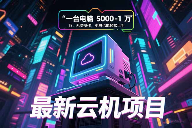 最新云机项目 一台电脑5000到10000 无脑操作小白也能轻松上手-shxbox省心宝盒