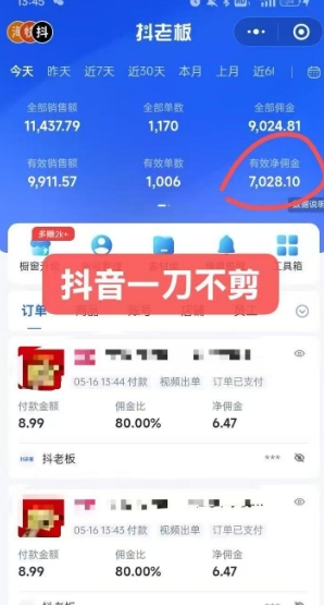 抖音短视频一刀不剪带货，不剪辑，不直播，每天发个视频，等着出单获取带货佣金-shxbox省心宝盒