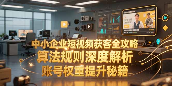 中小企业短视频获客全攻略，算法规则深度解析，账号权重提升秘籍-shxbox省心宝盒