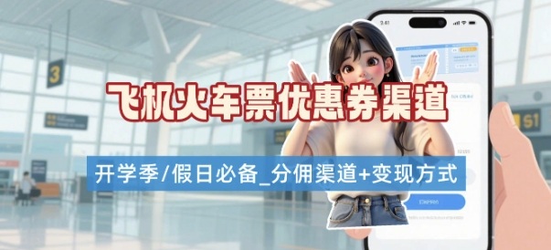学生党必看！机票火车票优惠券申请渠道 + 项目打法，开学季节日速存-shxbox省心宝盒