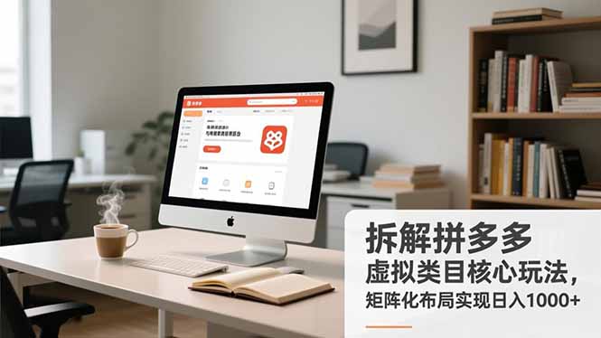 拆解拼多多虚拟类目核心玩法，矩阵化布局实现日入1000+-shxbox省心宝盒