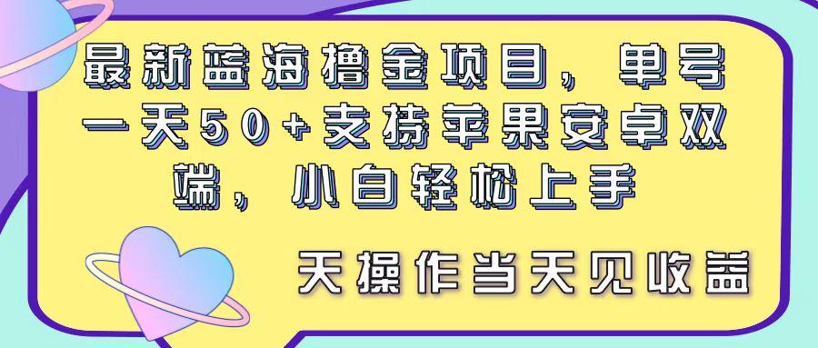 最新蓝海撸金项目，单号一天50+， 支持苹果安卓双端，小白轻松上手 当...-shxbox省心宝盒