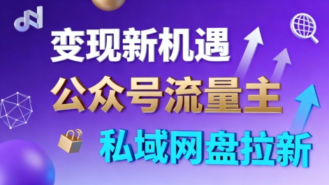 公众号流量主+私域网盘拉新，多方式变现，简单易上手，当天就有收益-shxbox省心宝盒