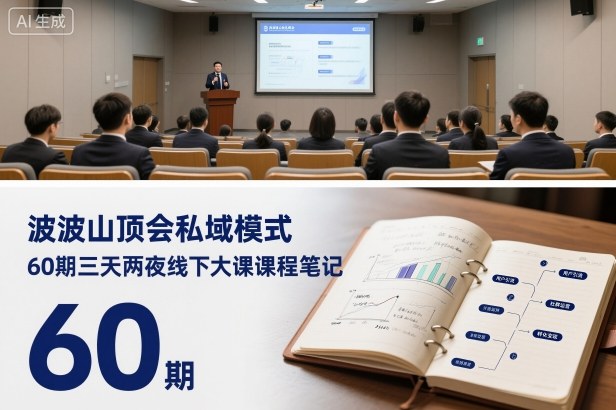 波波山顶会私域模式60期三天两夜线下大课课程笔记(文档)-shxbox省心宝盒