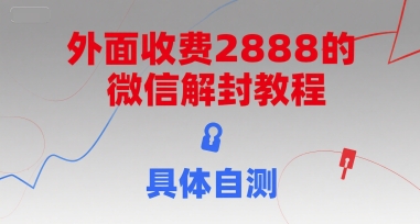 外面收费2888的微信解封教程，具体自测-shxbox省心宝盒
